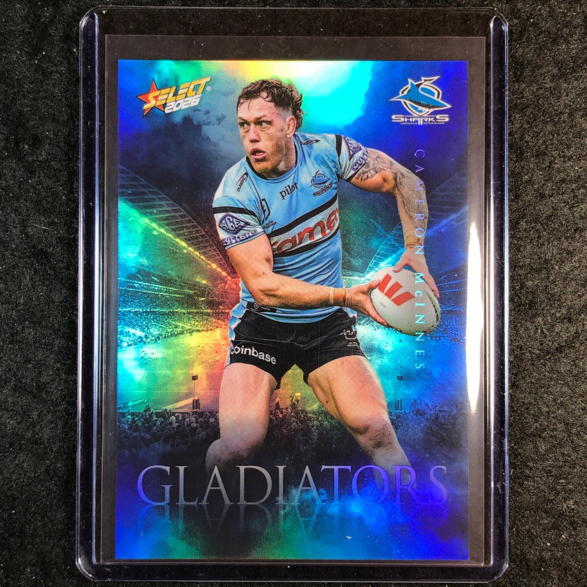 2026 Select NRL League Heroes CAMERON MCINNES Gladiators 40/599 #G32