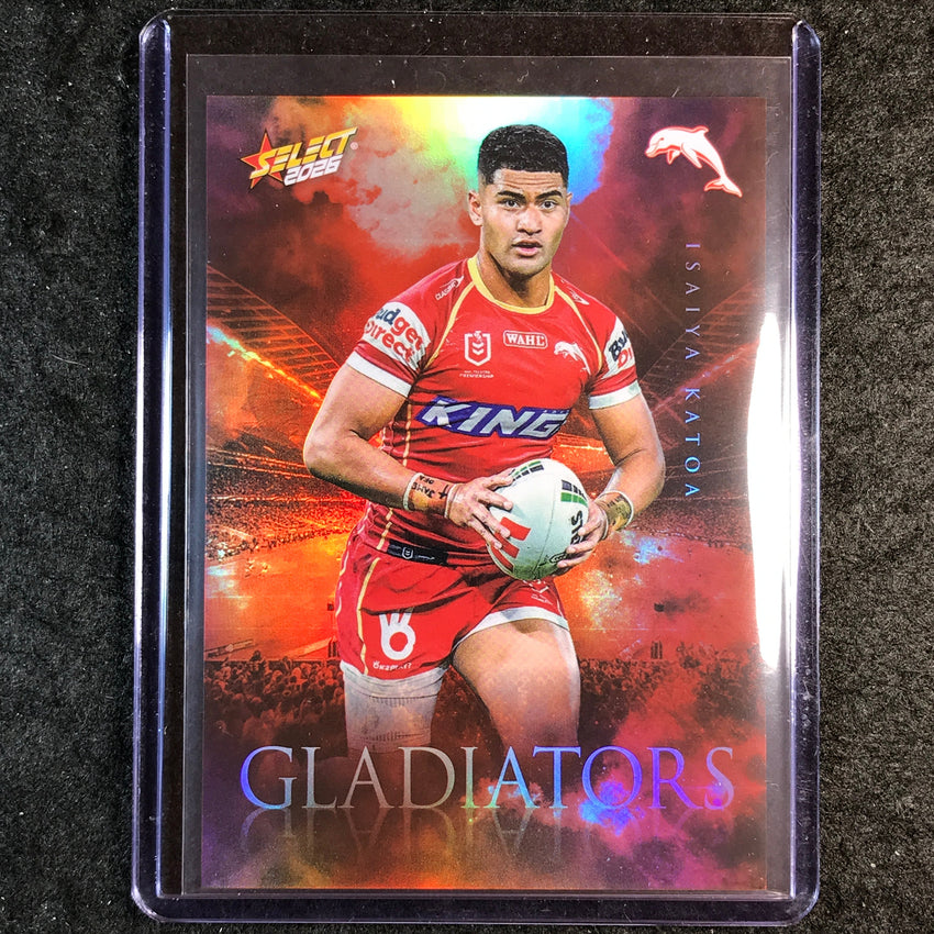 2026 Select NRL League Heroes ISAIYA KATOA Gladiators 275/599 #G40