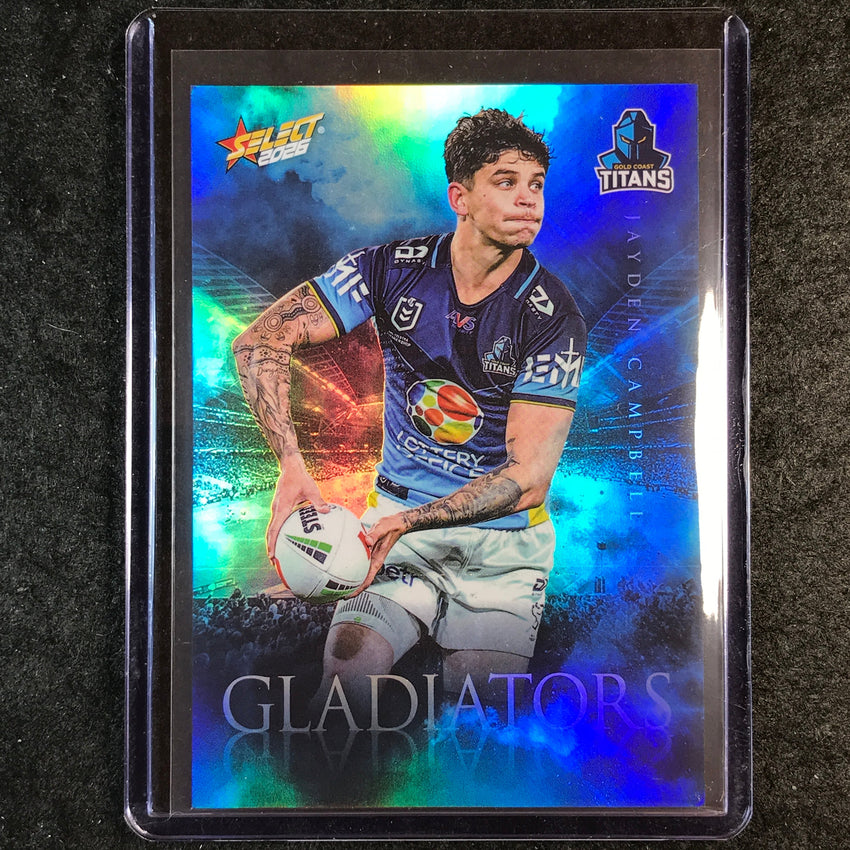 2026 Select NRL League Heroes JAYDEN CAMPBELL Gladiators 26/599 #G47