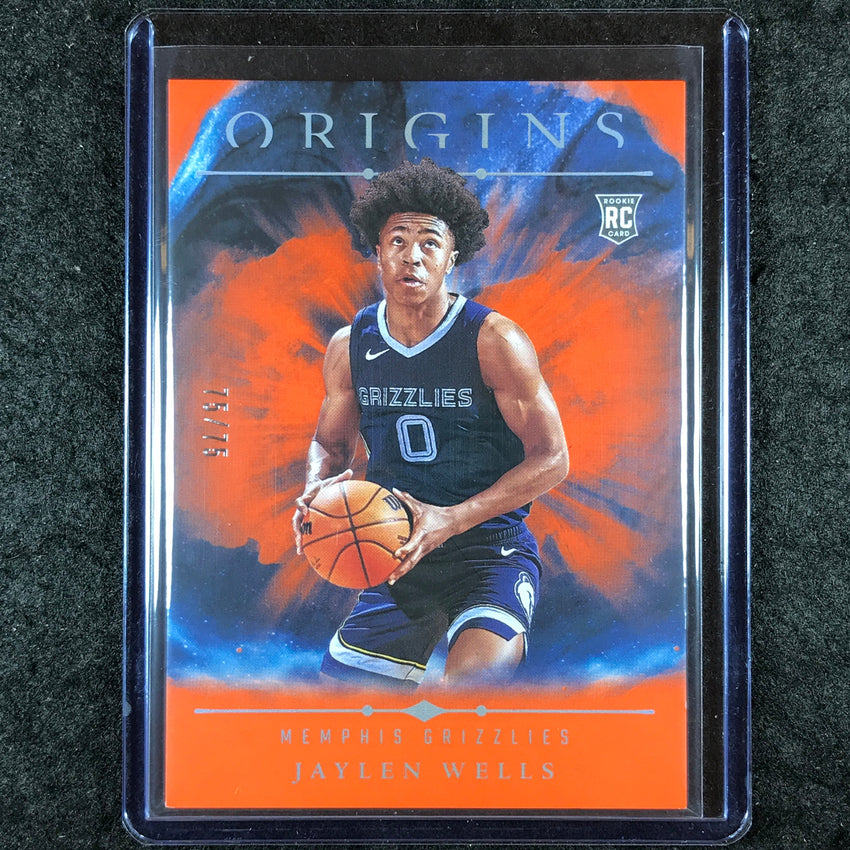 2024-25 Origins JAYLEN WELLS Rookie Base Orange 75/75 #97