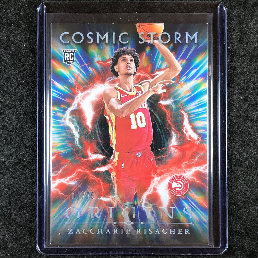 2024-25 Origins ZACCHARIE RISACHER Cosmic Storm Rookie Orange 61/75 #10