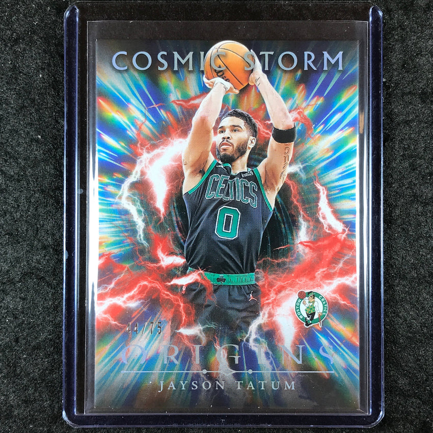 2024-25 Origins JAYSON TATUM Cosmic Storm Orange 44/75 #11