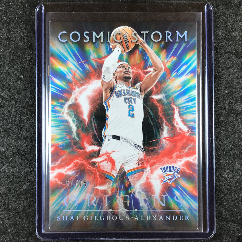 2024-25 Origins SHAI GILGEOUS-ALEXANDER Cosmic Storm Orange 61/75 #25