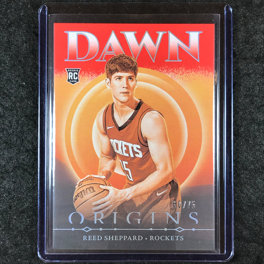 2024-25 Origins REED SHEPPARD Dawn Rookie Orange 60/75 #23