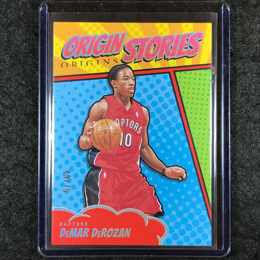 2024-25 Origins DEMAR DEROZAN Origin Stories Orange 49/75 #7