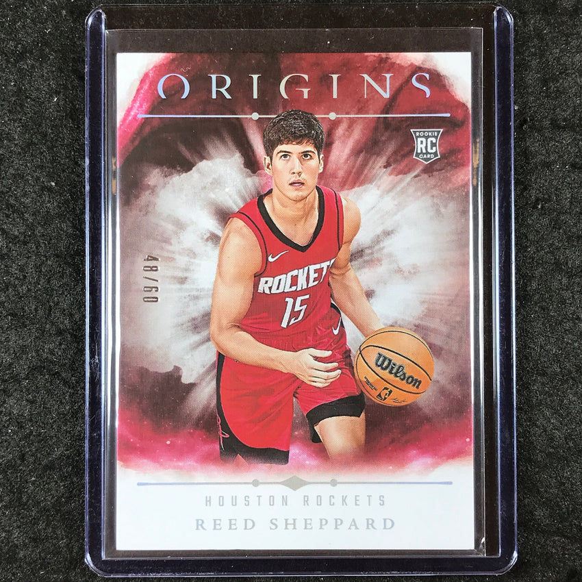 2024-25 Origins REED SHEPPARD Rookie Base White 48/60 #82