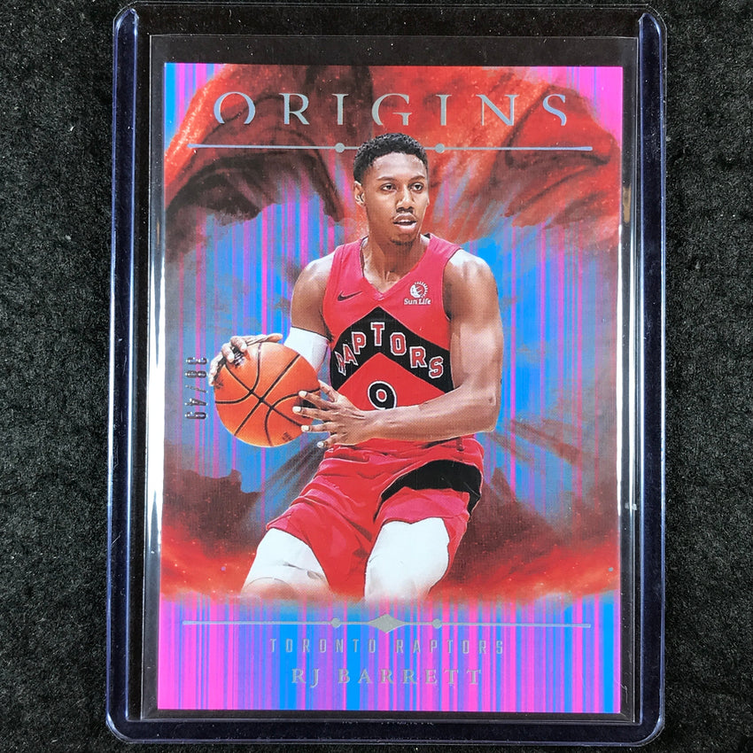 2024-25 Origins RJ BARRETT Base Neon Stripes 38/49 #49