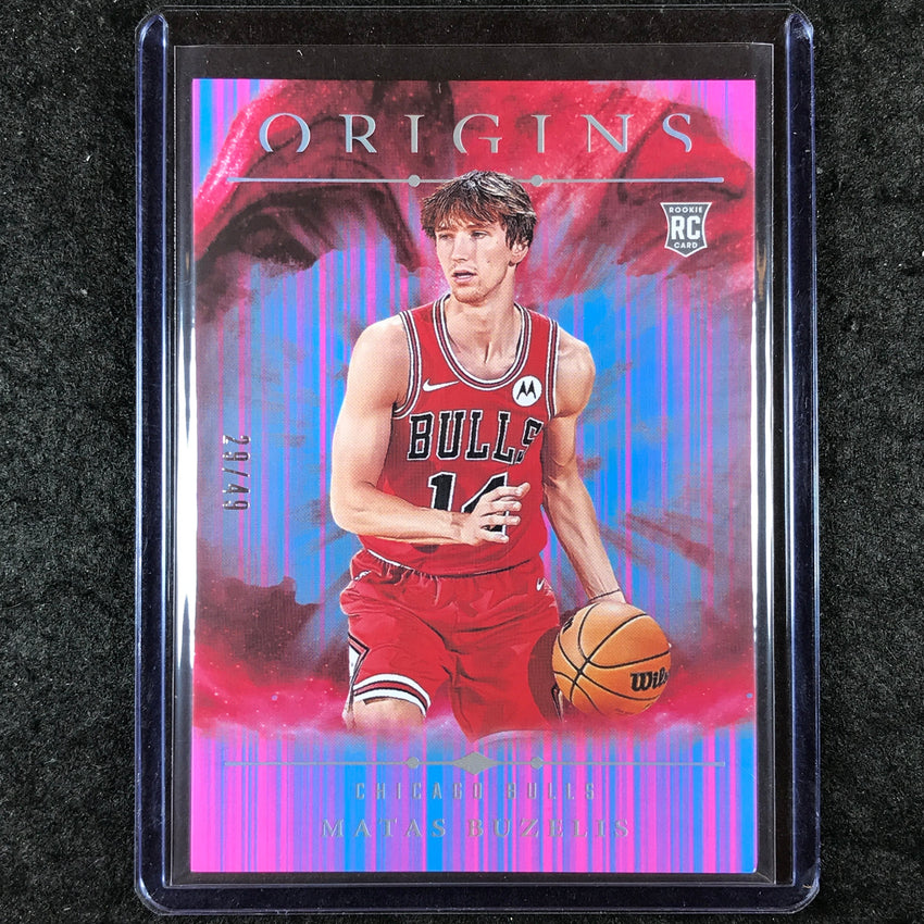 2024-25 Origins MATAS BUZELIS Rookie Base Neon Stripes 29/49 #86