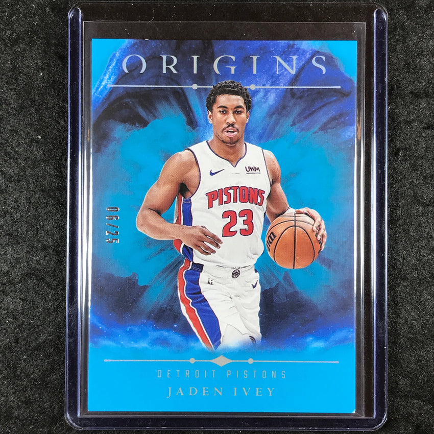 2024-25 Origins JADEN IVEY Base Turquoise 6/25 #25