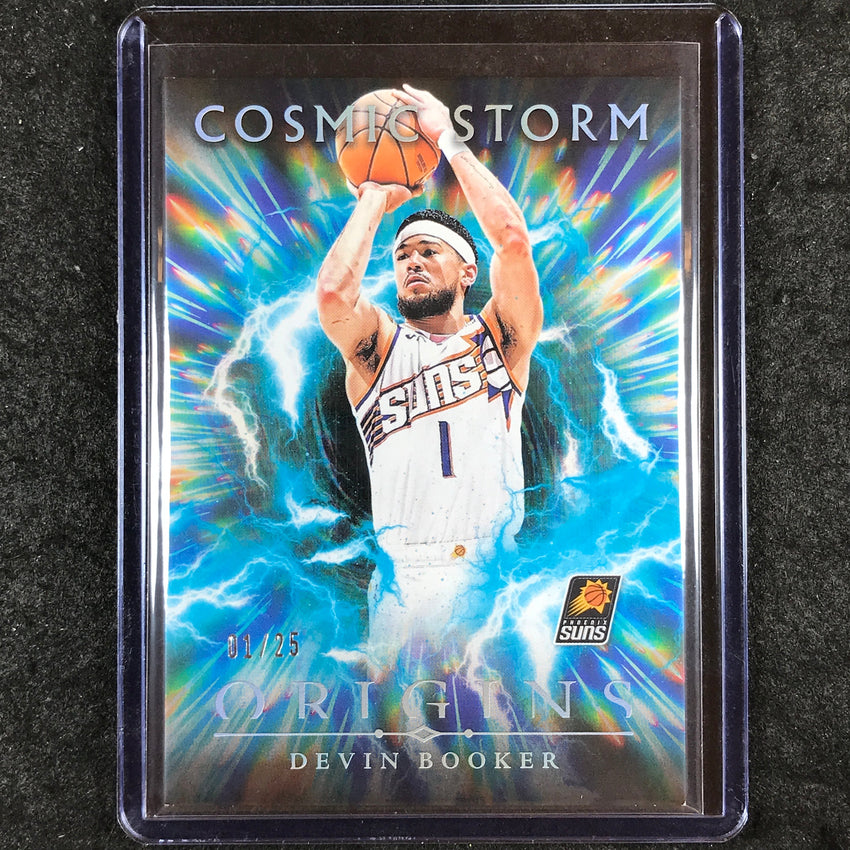 2024-25 Origins DEVIN BOOKER Cosmic Storm Turquoise 1/25 #19