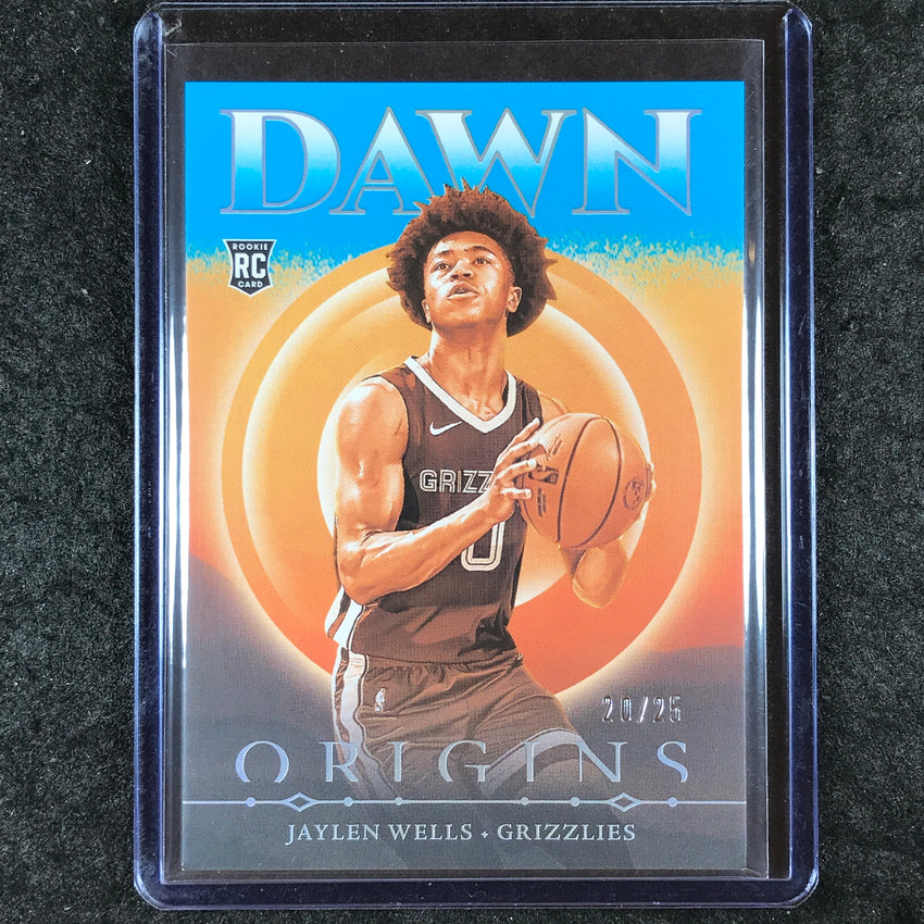 2024-25 Origins JAYLEN WELLS Dawn Rookie Turquoise 20/25 #3