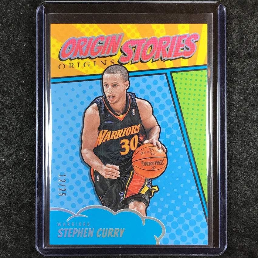 2024-25 Origins STEPHEN CURRY Origin Stories Turquoise 12/25 #4
