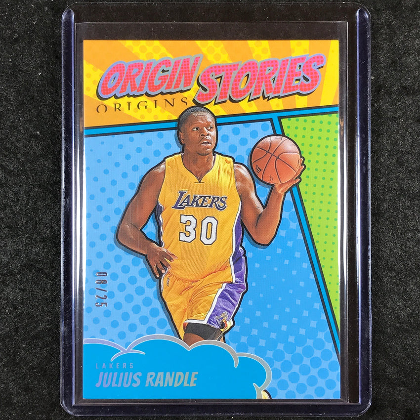2024-25 Origins JULIUS RANDLE Origin Stories Turquoise 8/25 #17