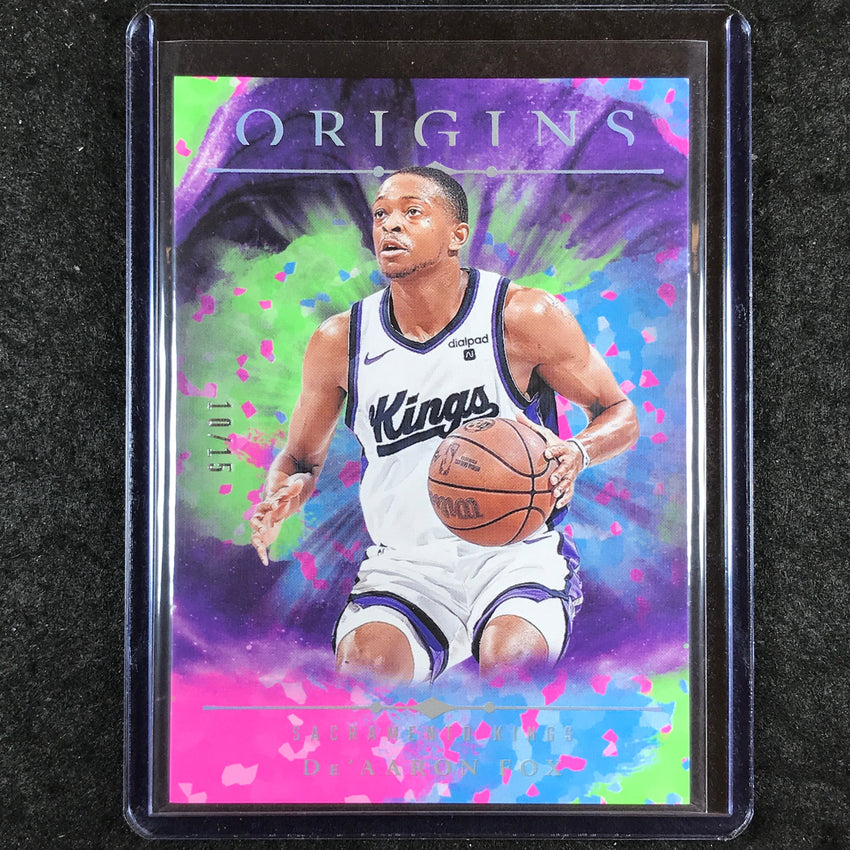2024-25 Origins DE'AARON FOX Base Opal 10/15 #16