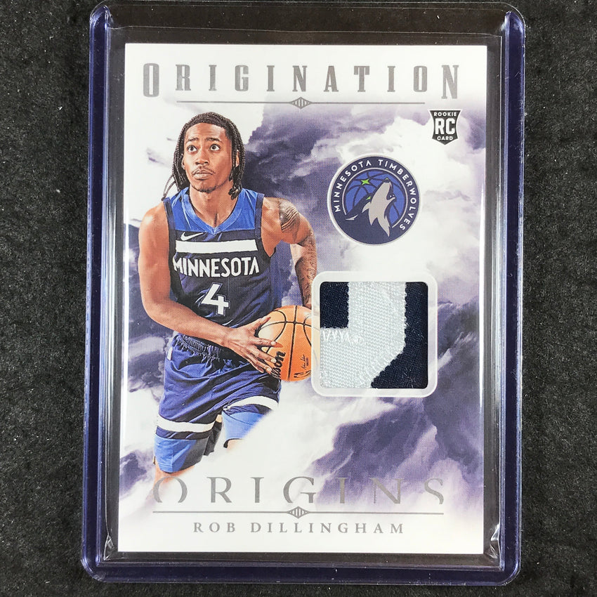 2024-25 Origins ROB DILLINGHAM Origination Memorabilia Rookie Patch Relic #ROB