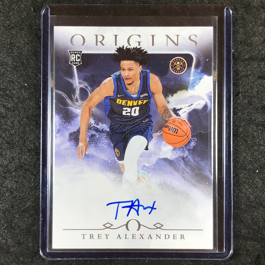 2024-25 Origins TREY ALEXANDER Rookie Autographs Base #TRA