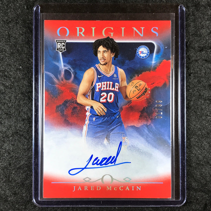 2024-25 Origins JARED MCCAIN Rookie Autographs Red 1/99