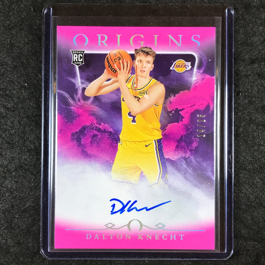 2024-25 Origins DALTON KNECHT Rookie Autographs Pink 14/25