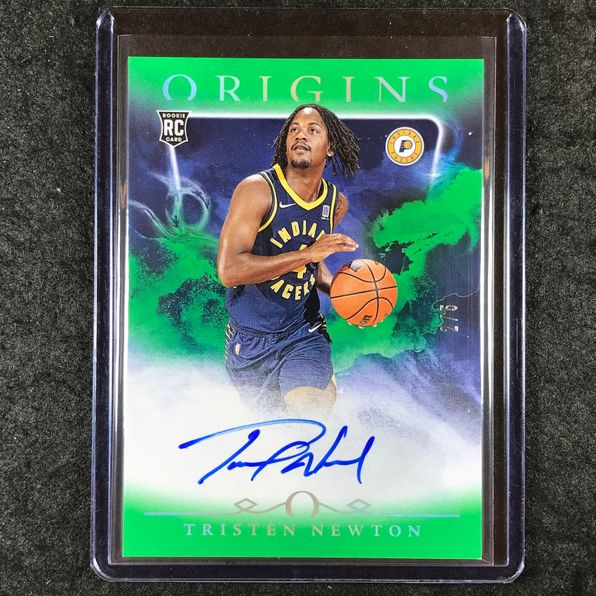 2024-25 Origins TRISTEN NEWTON Rookie Autographs Green 2/5
