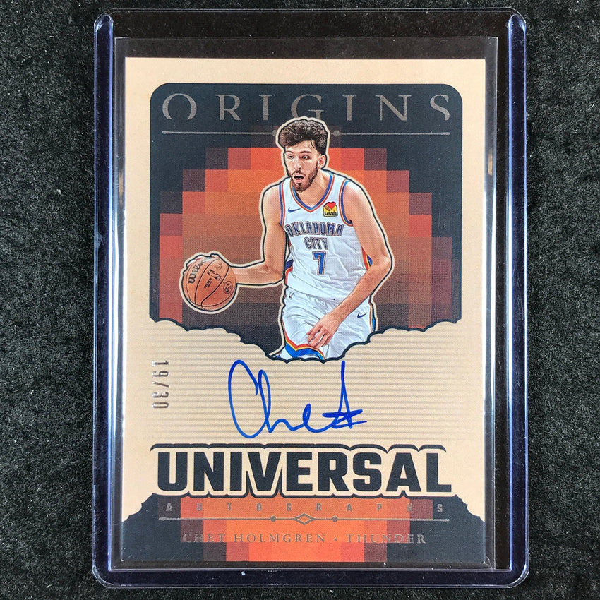 2024-25 Origins CHET HOLMGREN Universal Autographs 19/30
