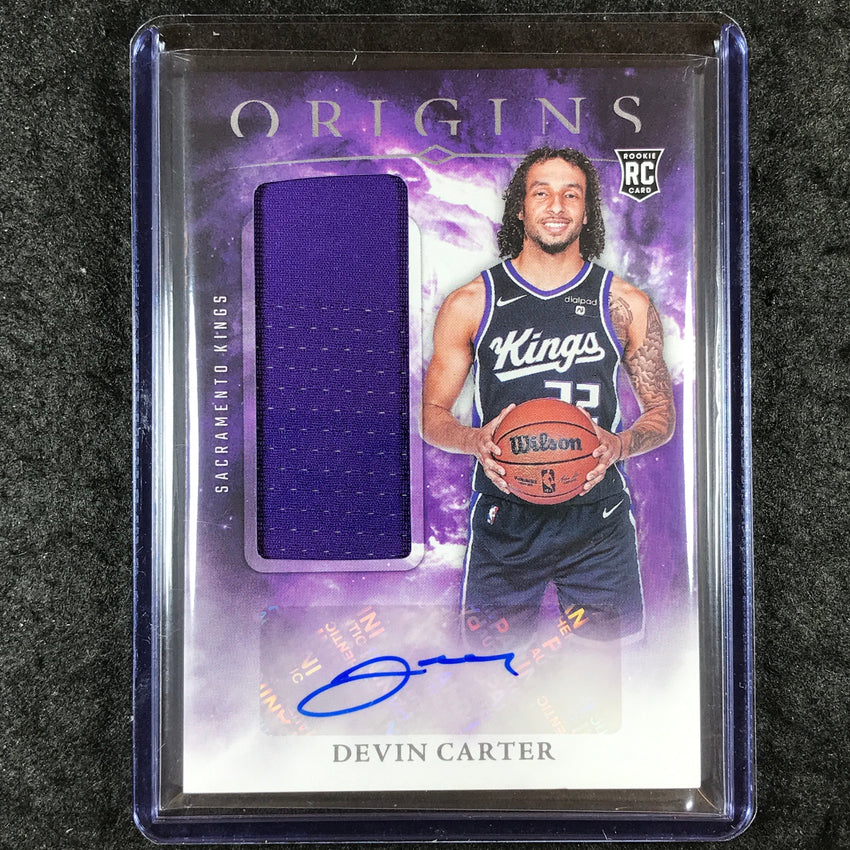 2024-25 Origins DEVIN CARTER Rookie Jersey Autographs Base #DVC