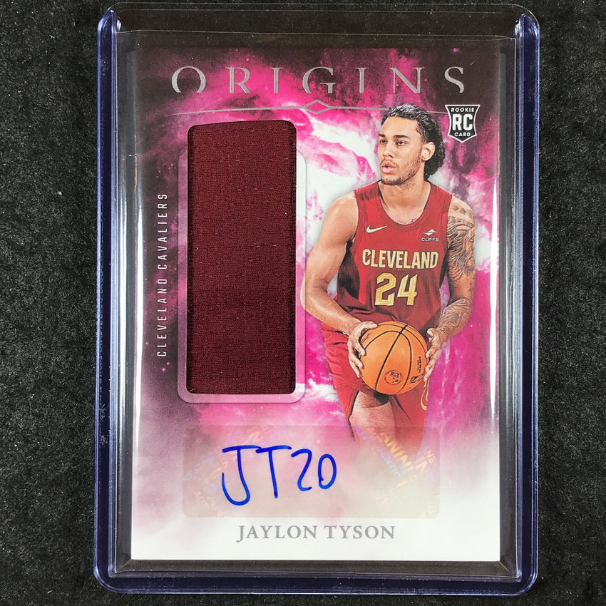 2024-25 Origins JAYLON TYSON Rookie Jersey Autographs Base #JTC