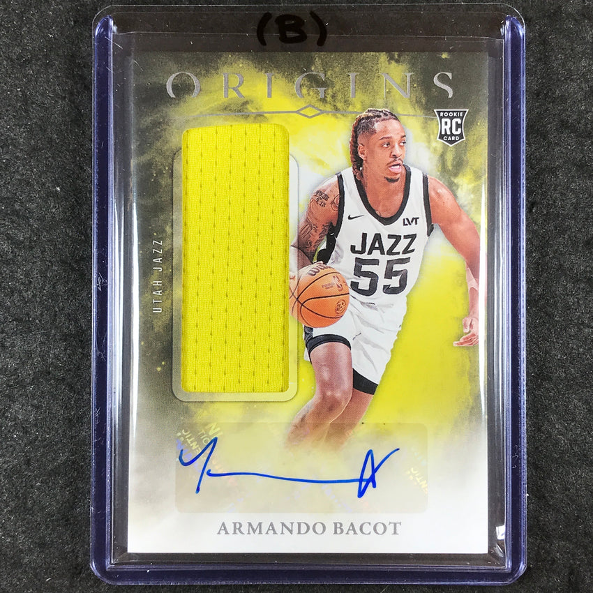 2024-25 Origins ARMANDO BACOT Rookie Jersey Autographs Base #ABJ (B)