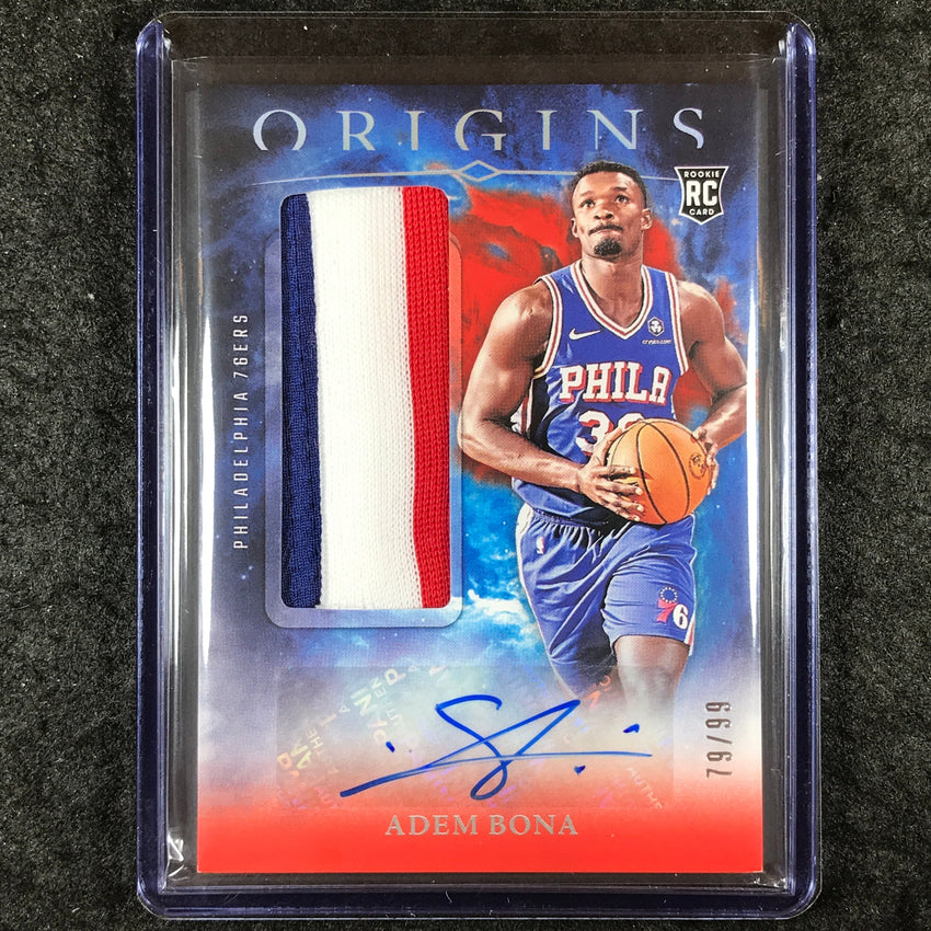 2024-25 Origins ADEM BONA Rookie Jersey Patch Auto Red 79/99