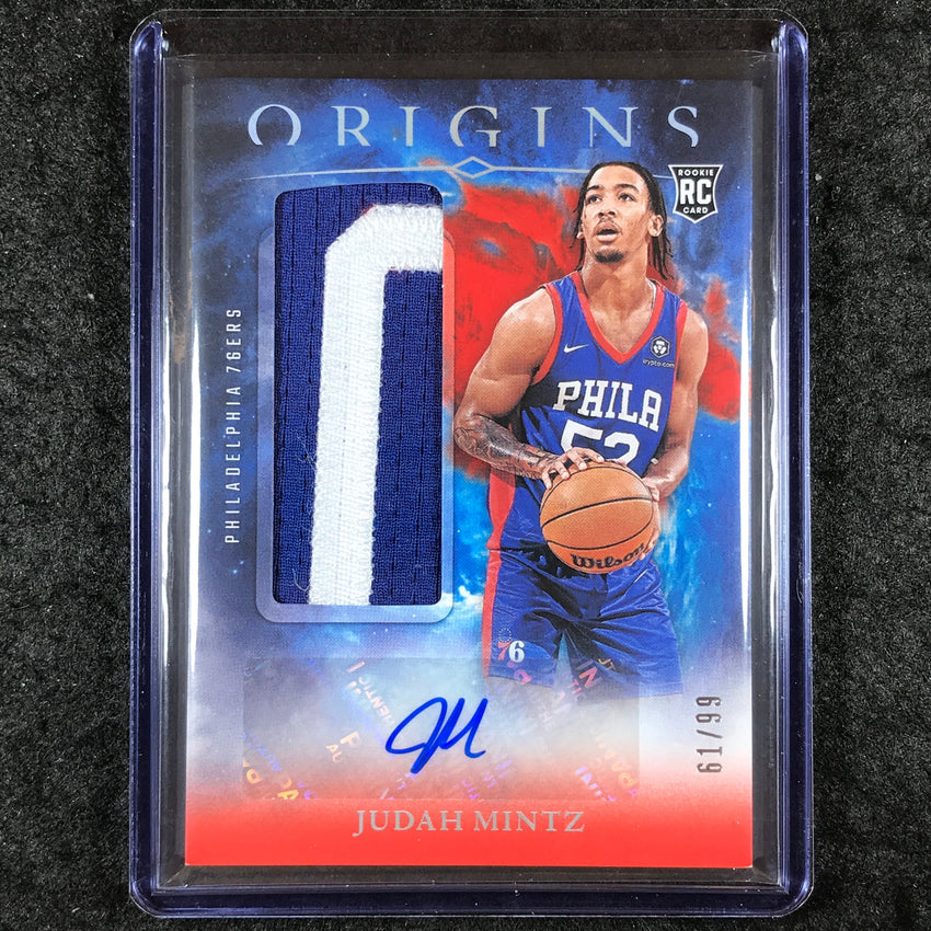2024-25 Origins JUDAH MINTZ Rookie Jersey Patch Auto Red 61/99