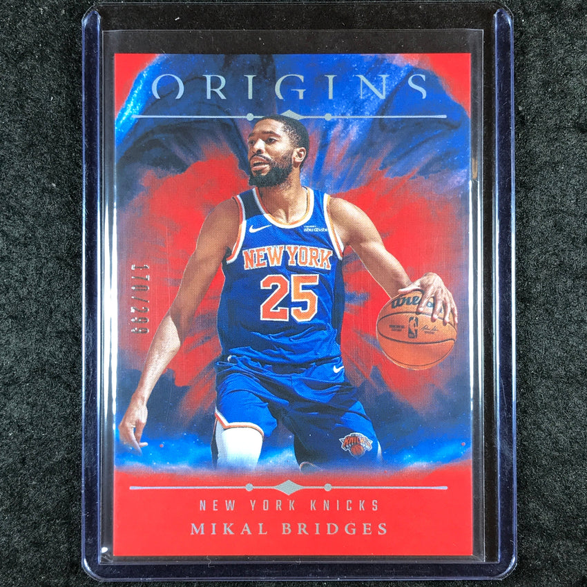 2024-25 Origins MIKAL BRIDGES Base Red 170/299 #9