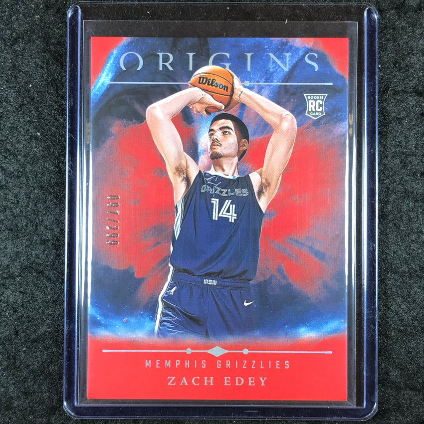 2024-25 Origins ZACH EDEY Rookie Base Red 97/299 #100