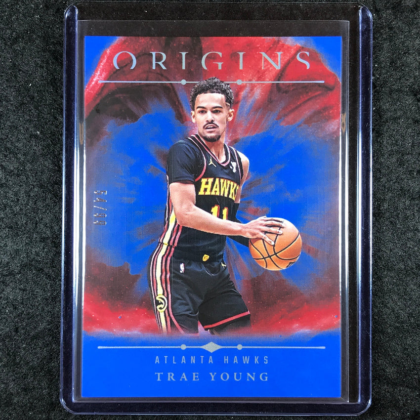 2024-25 Origins TRAE YOUNG Base Blue 54/99 #36