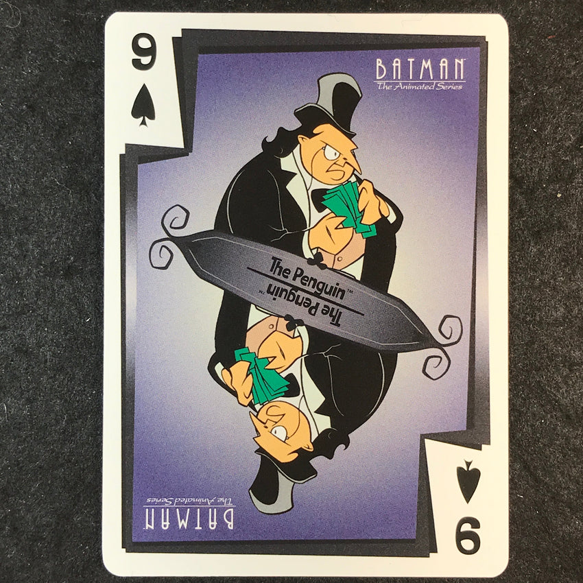 2025 Batman the Animated Series THE PENGUIN Jokers Wild 9 of Spades
