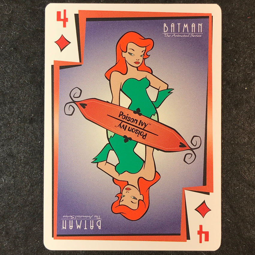 2025 Batman the Animated Series POISON IVY Jokers Wild 4 of Diamonds
