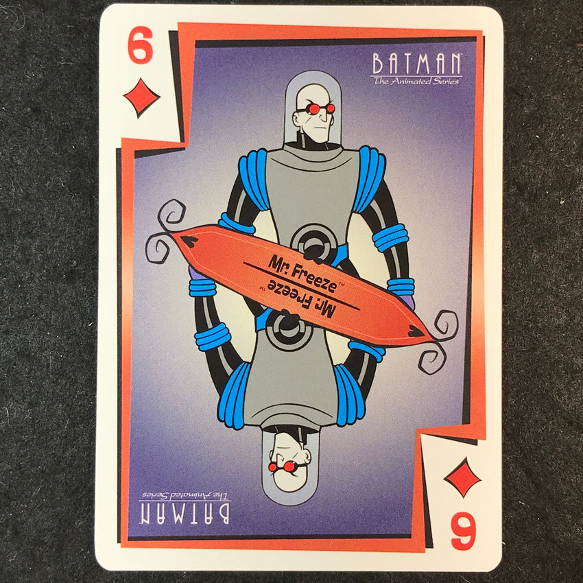 2025 Batman the Animated Series MR. FREEZE Jokers Wild 6 of Diamonds