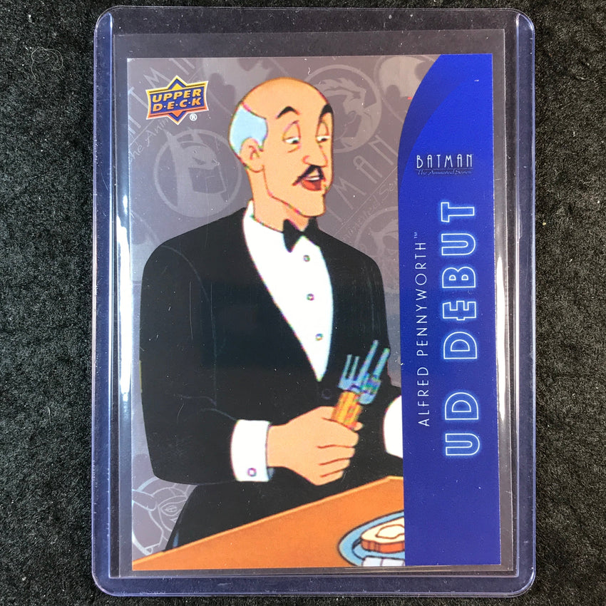 2025 Batman the Animated Series ALFRED PENNYWORTH UD Debut Holofoil Blue #112