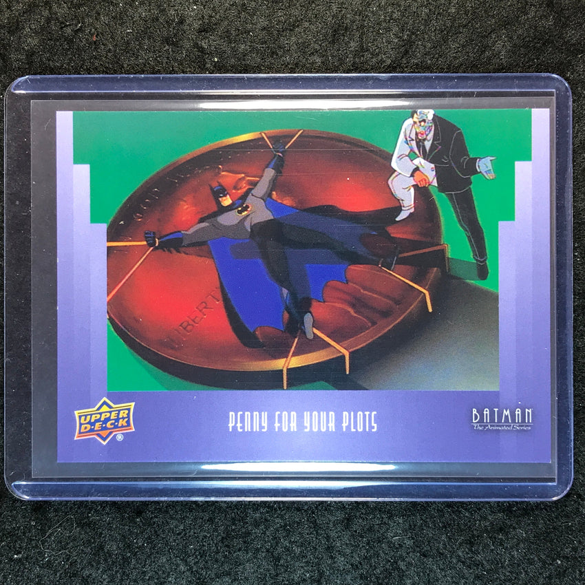 2025 Batman the Animated Series PENNY FOR YOUR PLOTS Base Purple 99/299 #42