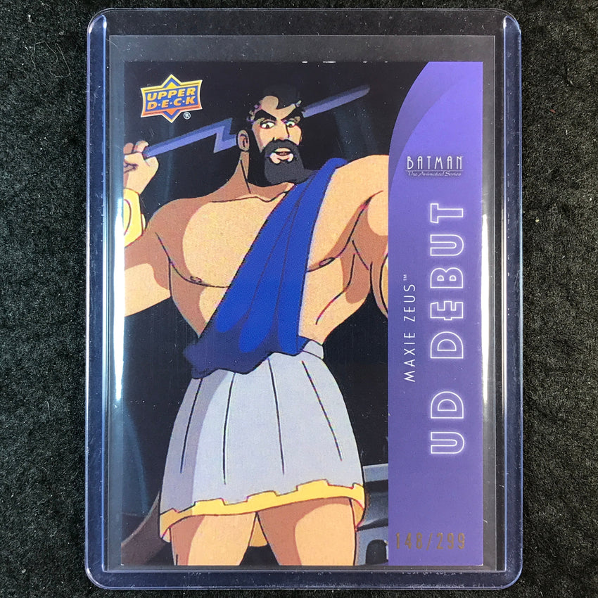 2025 Batman the Animated Series MAXIE ZUES UD Debut Purple 148/299 #102