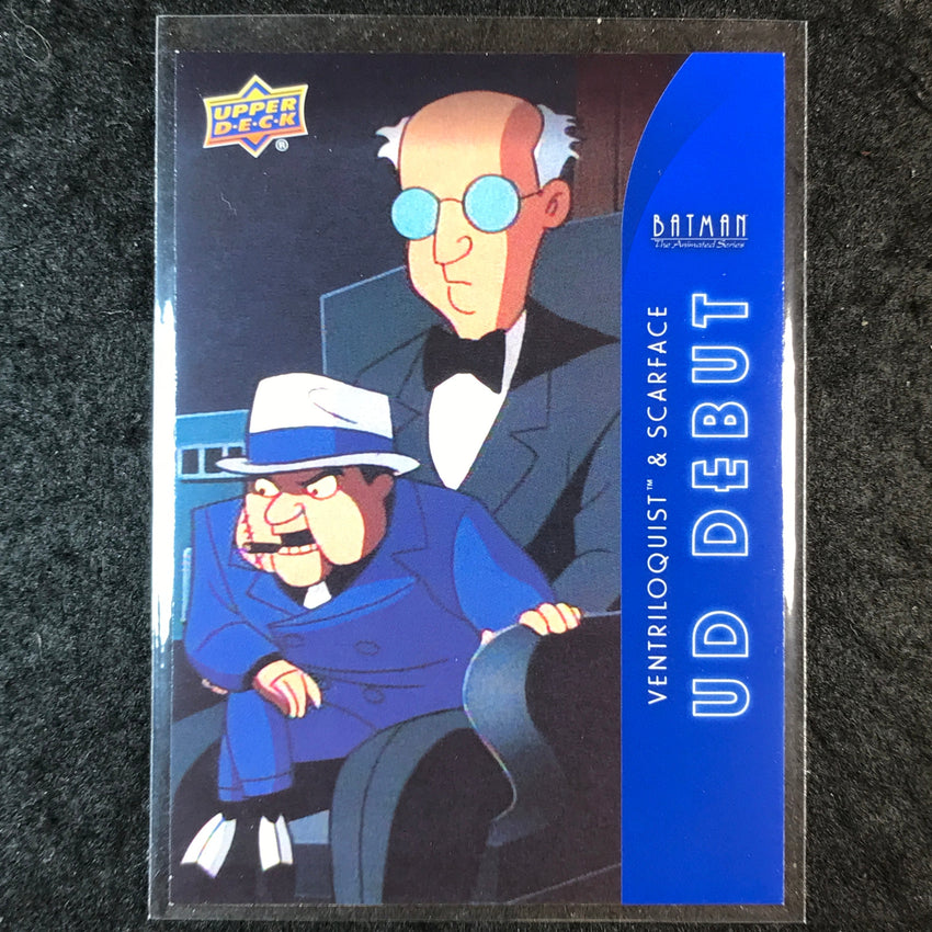 2025 Batman the Animated Series VENTRILOQUIST & SCARFACE UD Debut Blue #100
