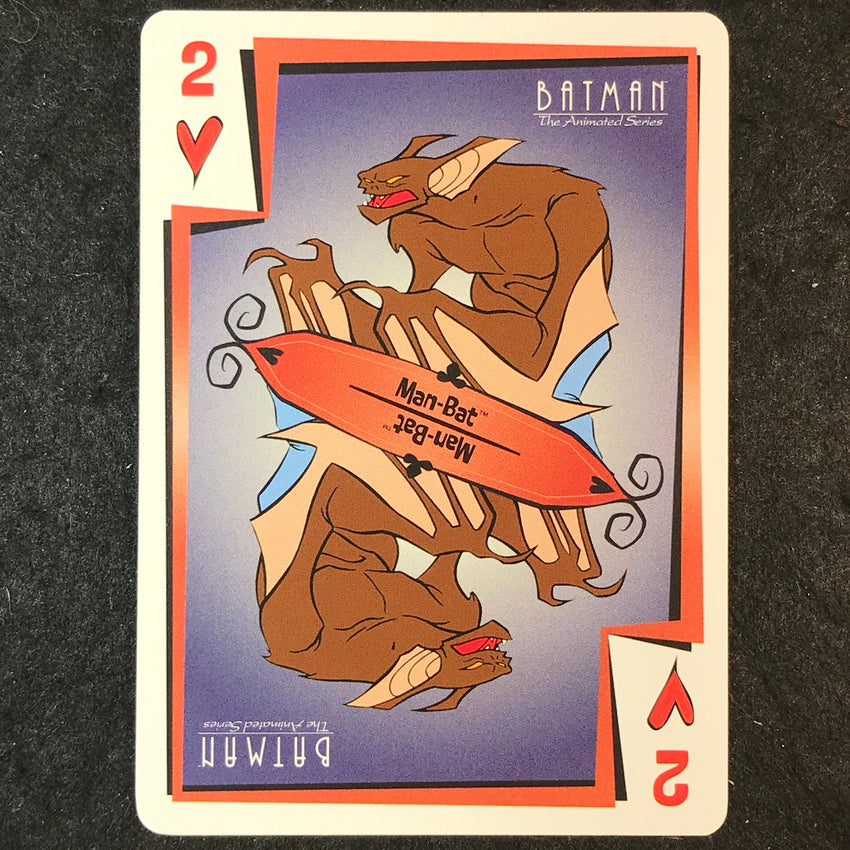 2025 Batman the Animated Series MAN-BAT Jokers Wild 2 of Hearts