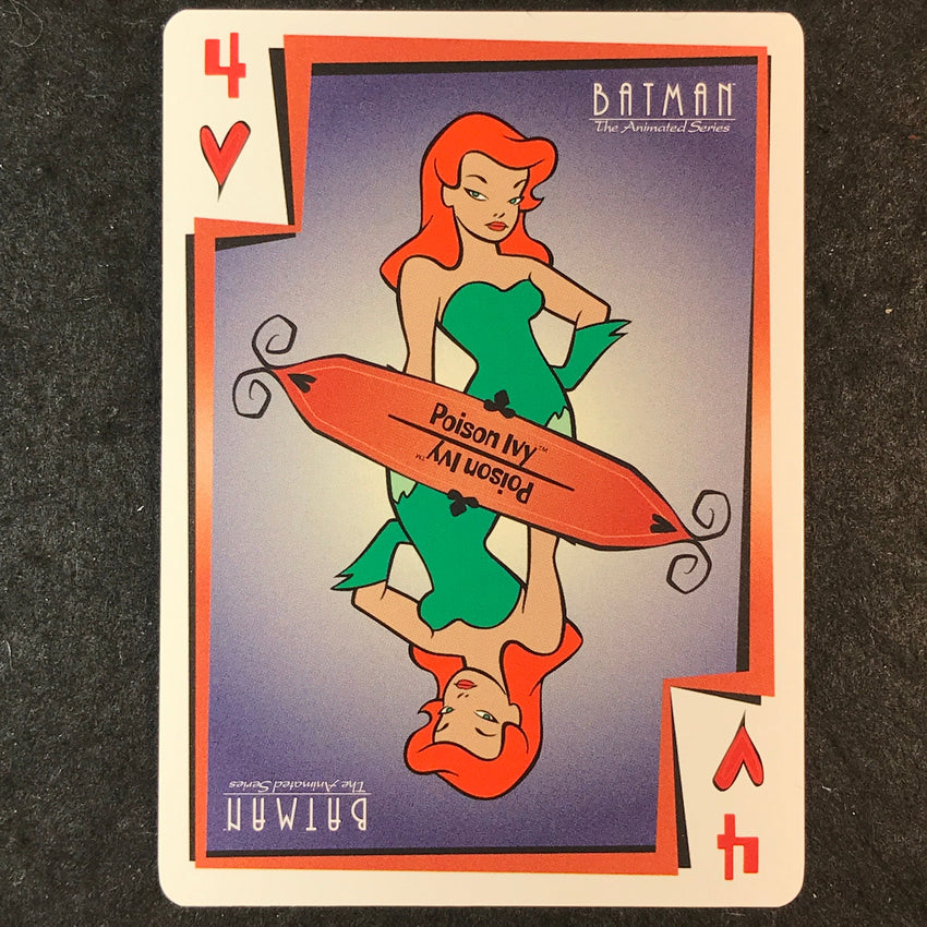 2025 Batman the Animated Series POISON IVY Jokers Wild 4 of Hearts