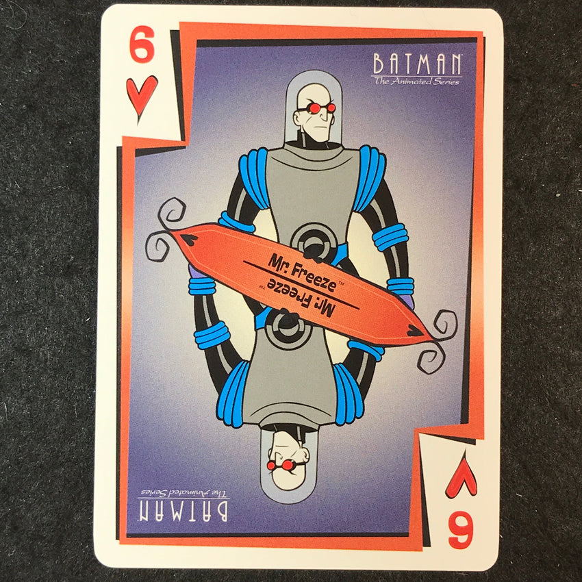 2025 Batman the Animated Series MR. FREEZE Jokers Wild 6 of Hearts
