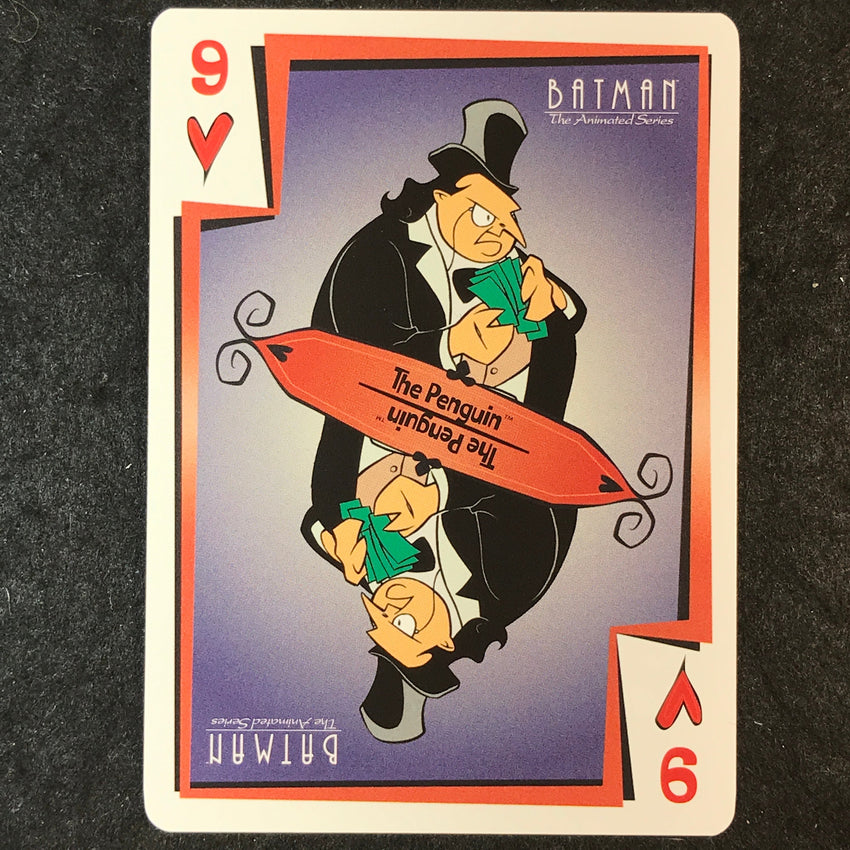 2025 Batman the Animated Series THE PENGUIN Jokers Wild 9 of Hearts