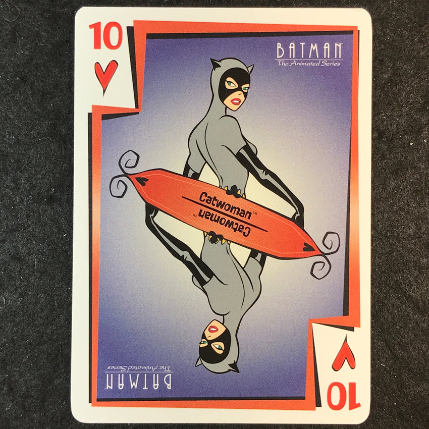 2025 Batman the Animated Series CATWOMAN Jokers Wild 10 of Hearts