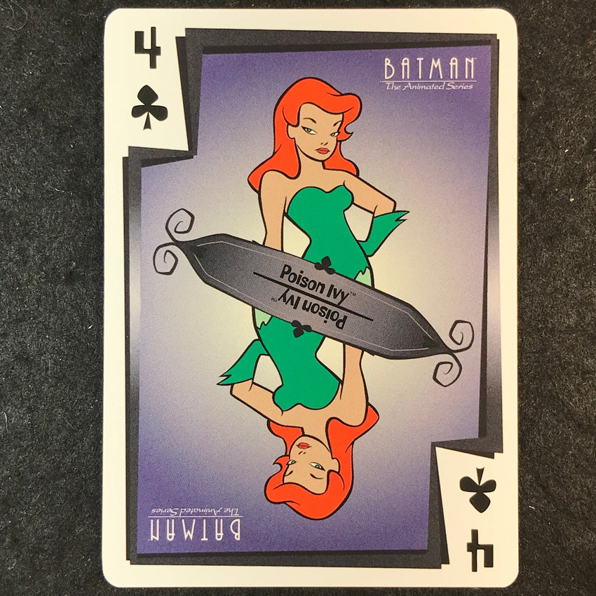 2025 Batman the Animated Series POISON IVY Jokers Wild 4 of Clubs