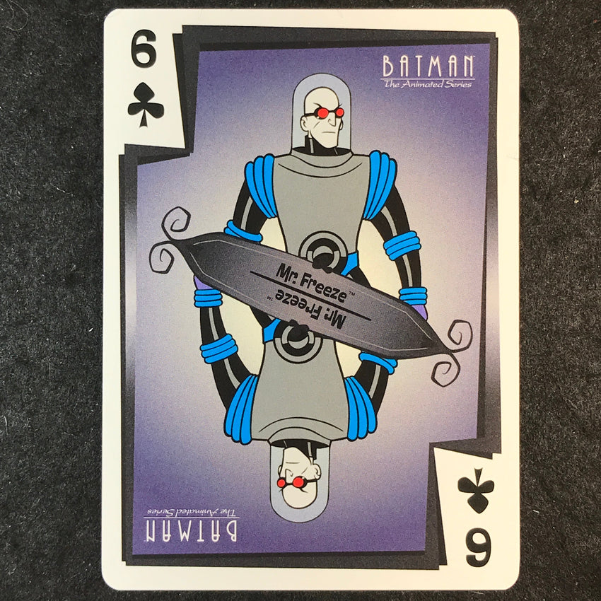 2025 Batman the Animated Series MR. FREEZE Jokers Wild 6 of Clubs