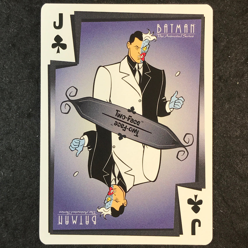 2025 Batman the Animated Series TWO-FACE Jokers Wild Jack of Clubs