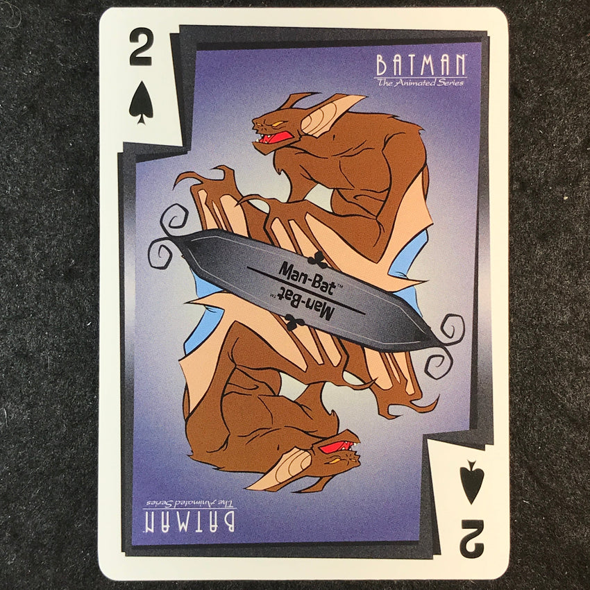 2025 Batman the Animated Series MAN-BAT Jokers Wild 2 of Spades
