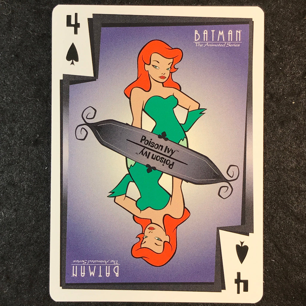 2025 Batman the Animated Series POISON IVY Jokers Wild 4 of Spades ...