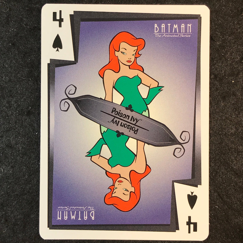 2025 Batman the Animated Series POISON IVY Jokers Wild 4 of Spades